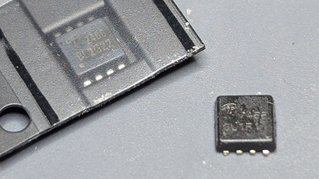 MOSFETを新品に交換